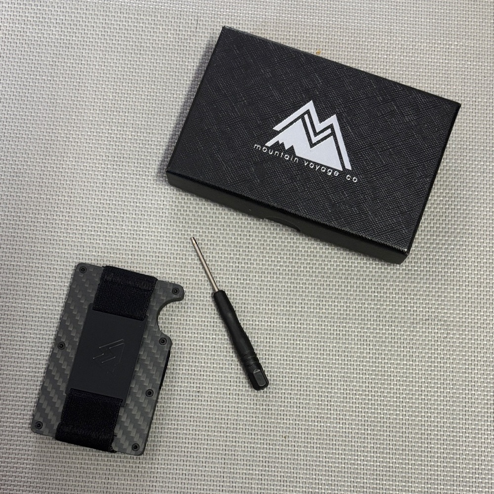 Mountain Voyage Co Black Carbon Fiber Wallet